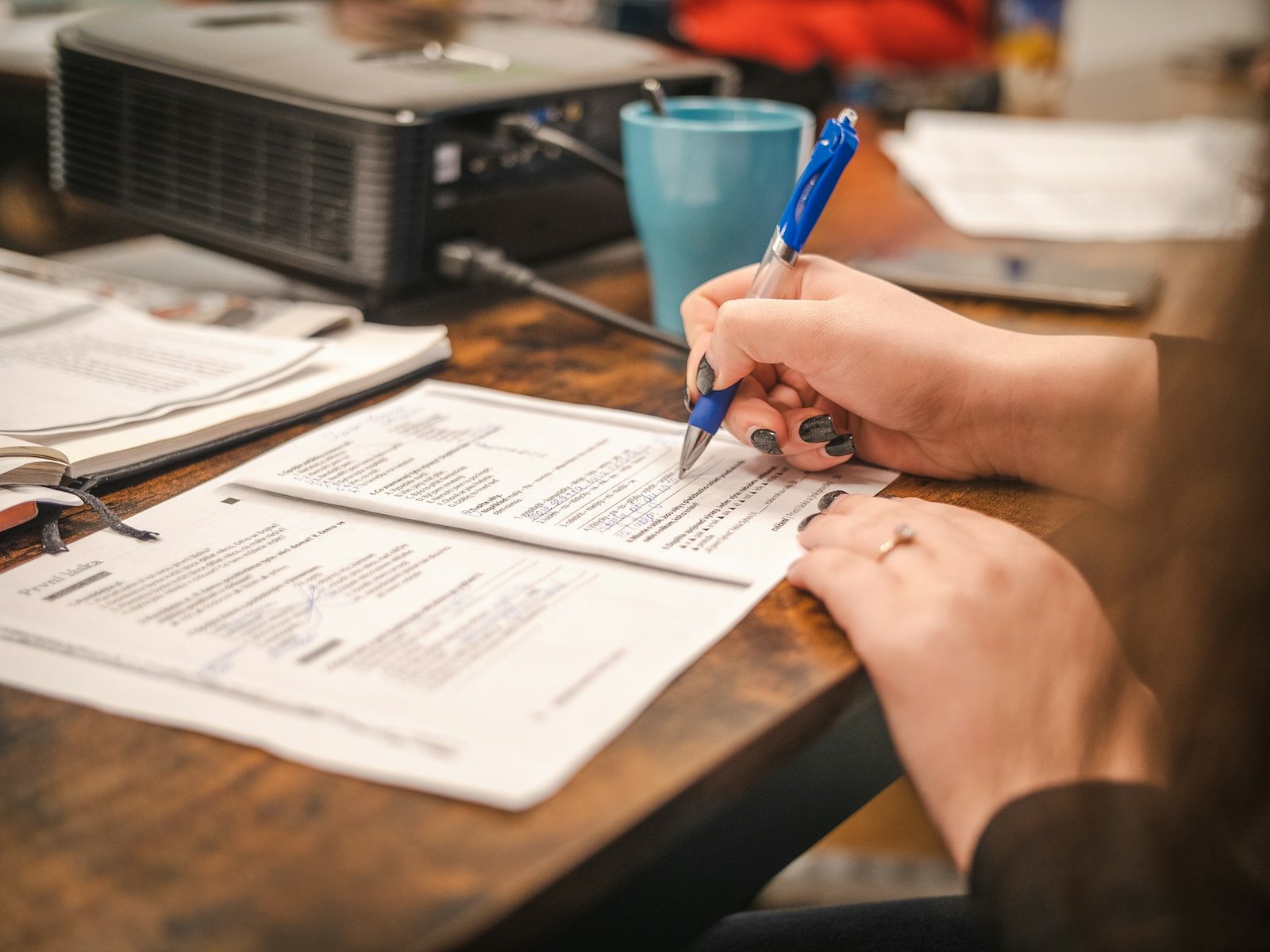 Writing out an estate plan